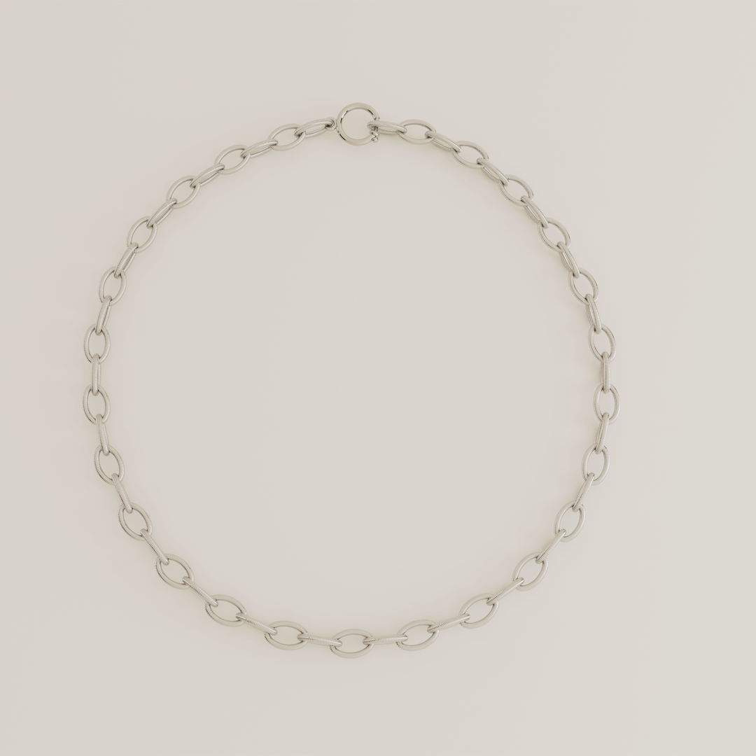 SILVER NECKLACE/BRACELET ROXIE