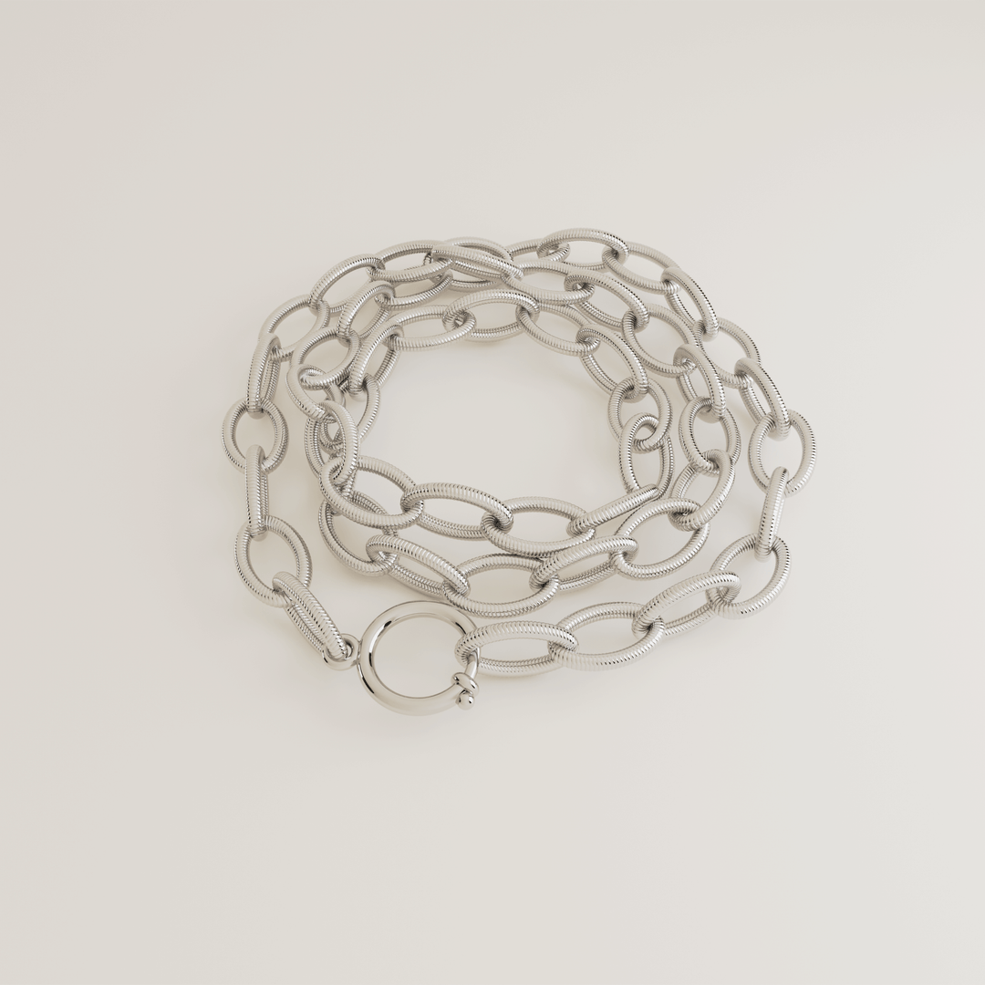 SILVER NECKLACE/BRACELET ROXIE