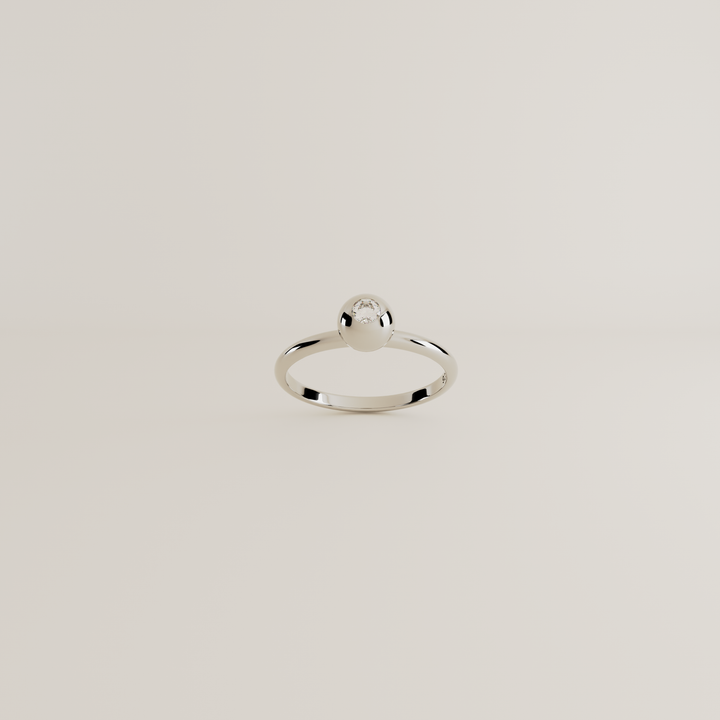 SILVER RING BIRTHSTONE
