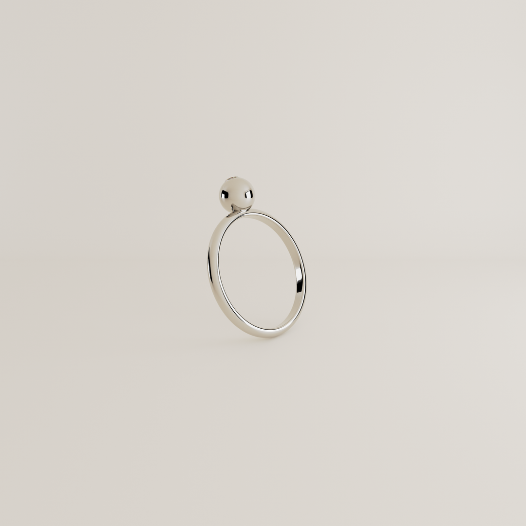 SILVER RING BIRTHSTONE