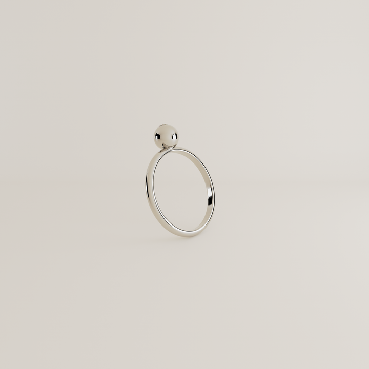 SILVER RING BIRTHSTONE