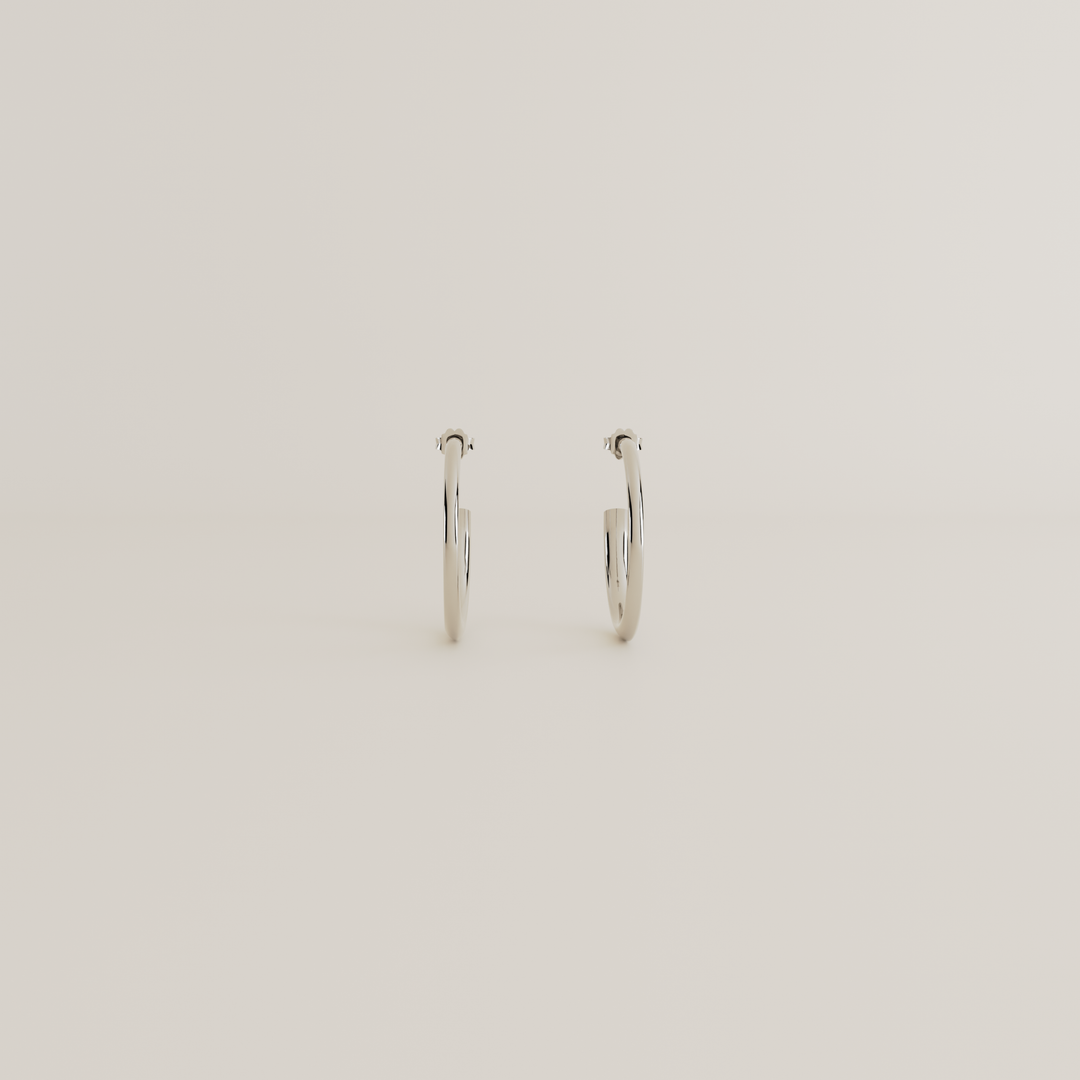 SILVER EARRINGS BIRTHSTONE POLYMORPHIC