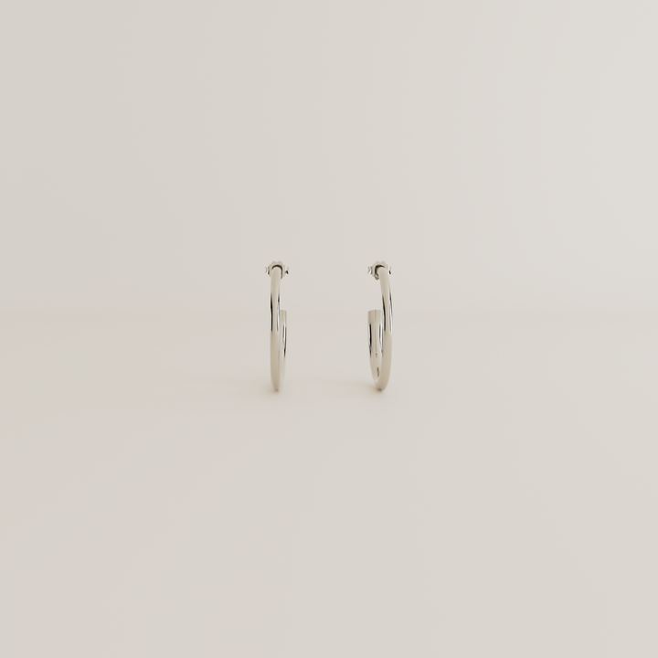 SILVER EARRINGS BIRTHSTONE POLYMORPHIC