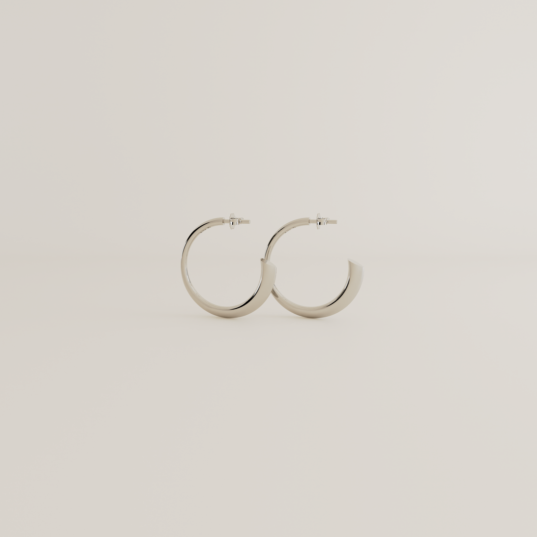 SILVER EARRINGS BIRTHSTONE POLYMORPHIC