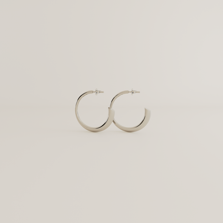 SILVER EARRINGS BIRTHSTONE POLYMORPHIC