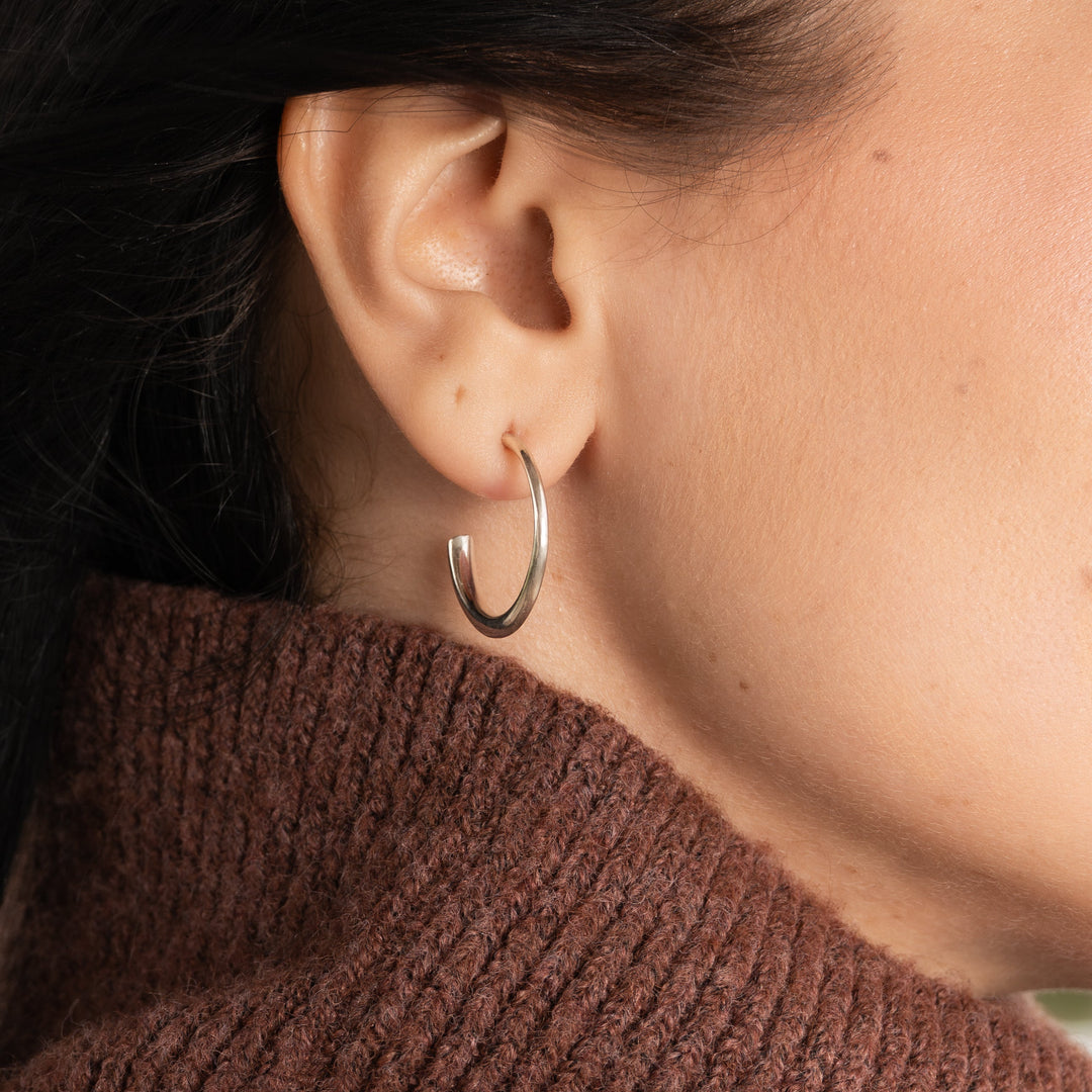 SILVER EARRINGS BIRTHSTONE POLYMORPHIC