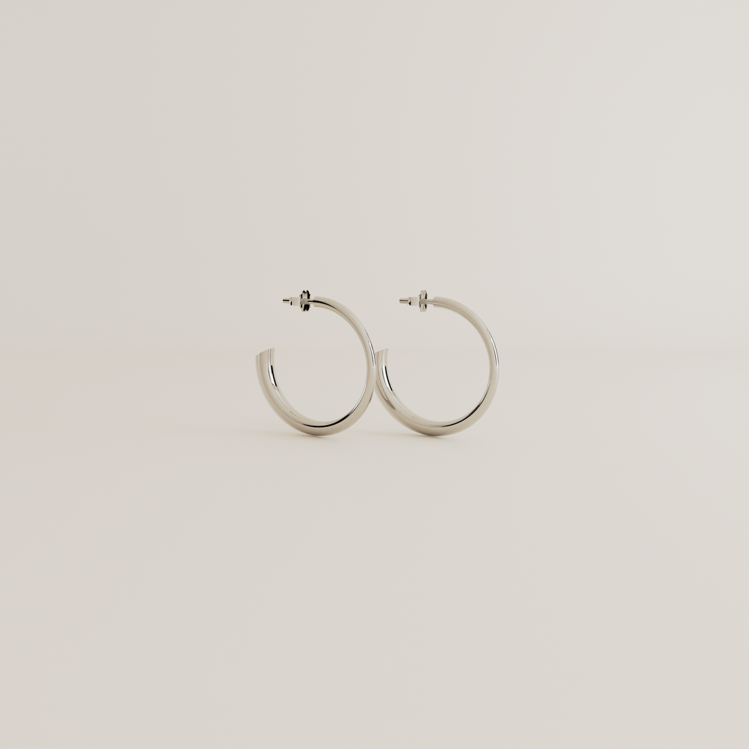 SILVER EARRINGS BIRTHSTONE POLYMORPHIC