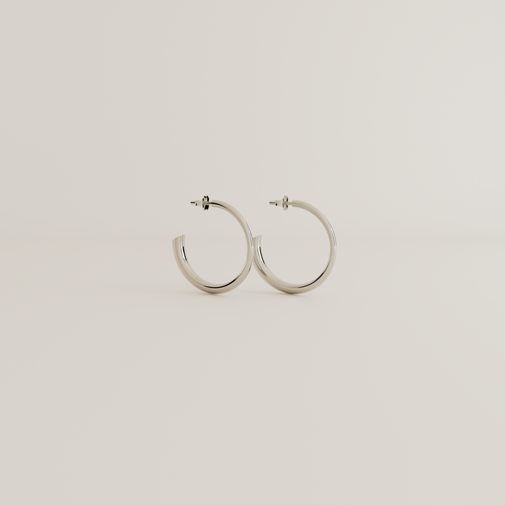SILVER EARRINGS BIRTHSTONE POLYMORPHIC