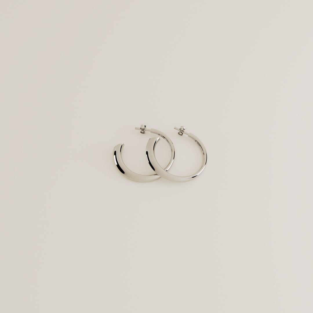 SILVER EARRINGS BIRTHSTONE POLYMORPHIC
