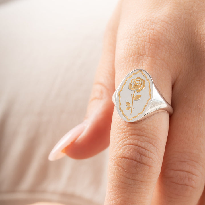 SILVER RING BELLE