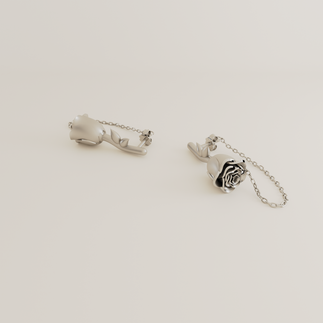 SILVER EARRINGS BELLE