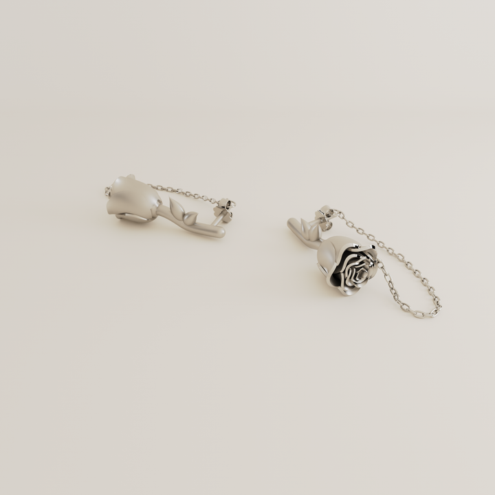SILVER EARRINGS BELLE