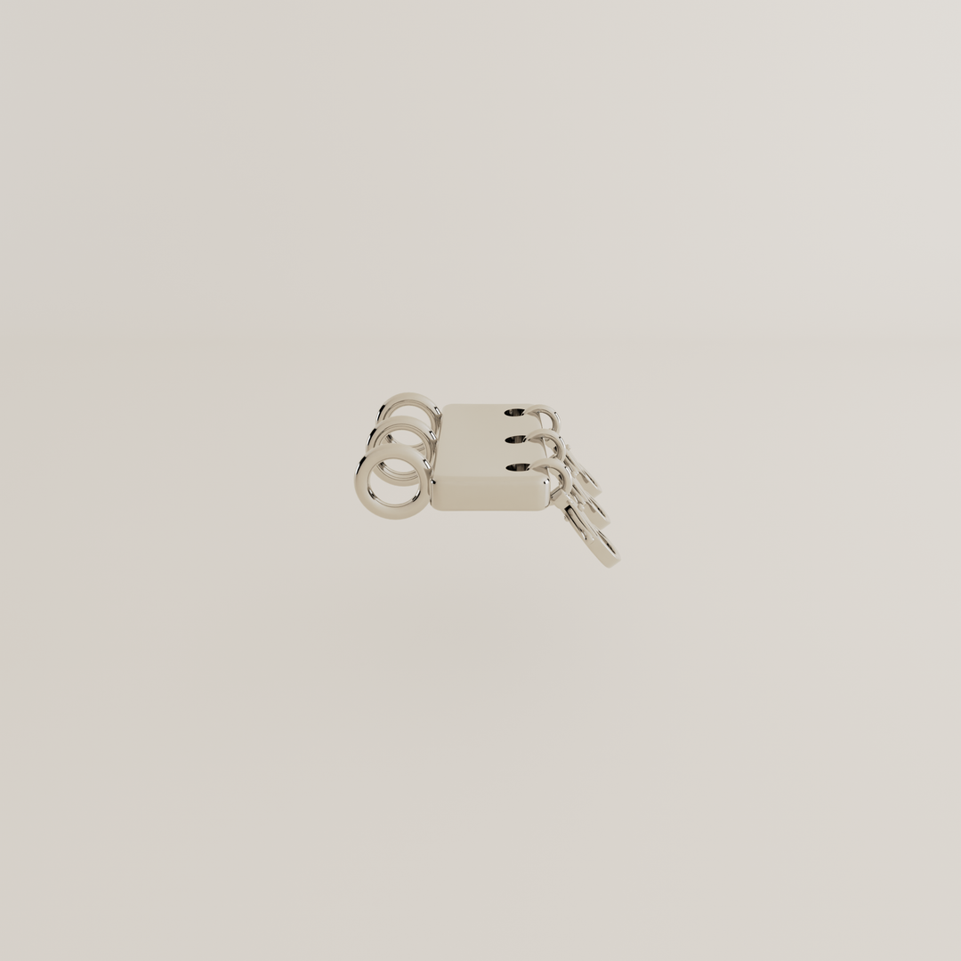 SILVER CLASP FOR NECKLACE LAYERING