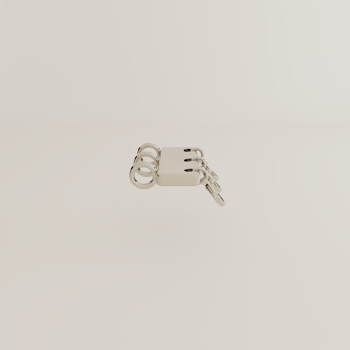 SILVER CLASP FOR NECKLACE LAYERING