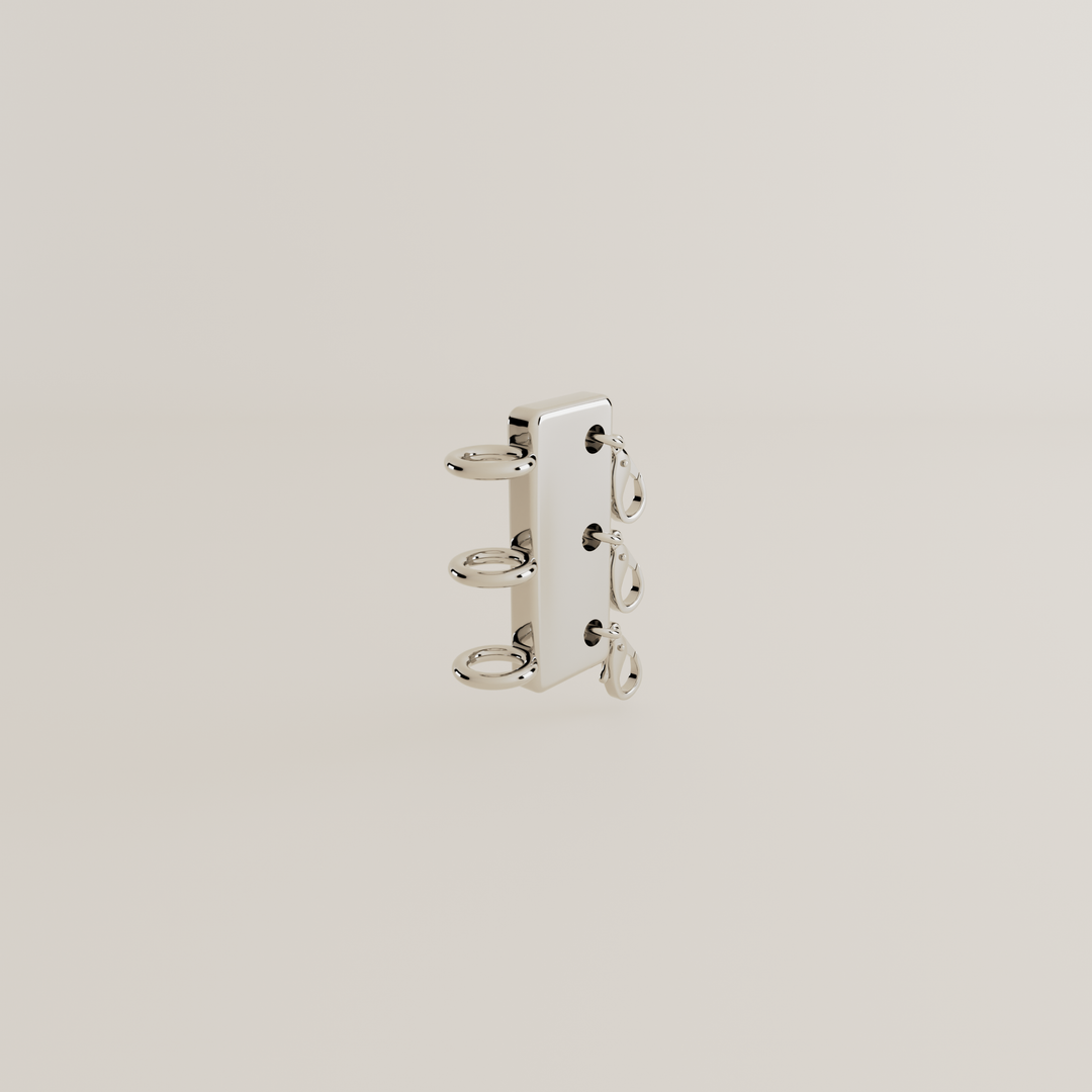 SILVER CLASP FOR NECKLACE LAYERING