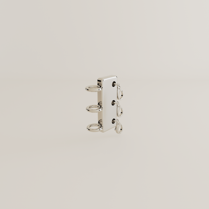 SILVER CLASP FOR NECKLACE LAYERING