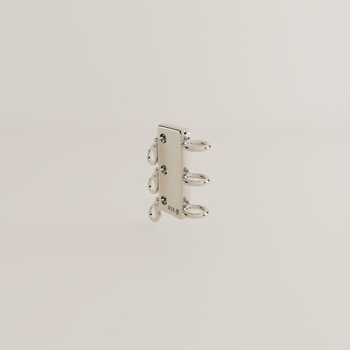 SILVER CLASP FOR NECKLACE LAYERING