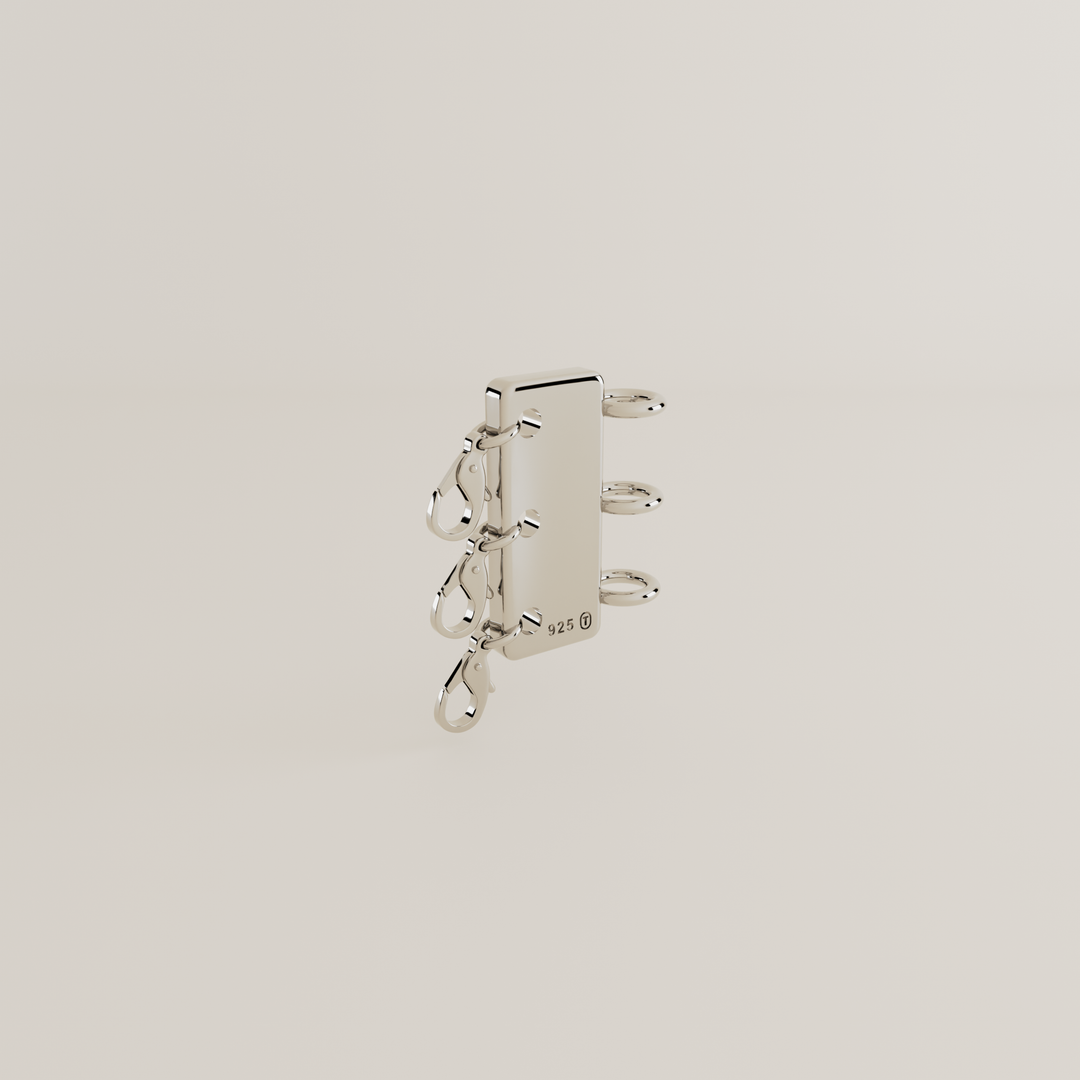 SILVER CLASP FOR NECKLACE LAYERING