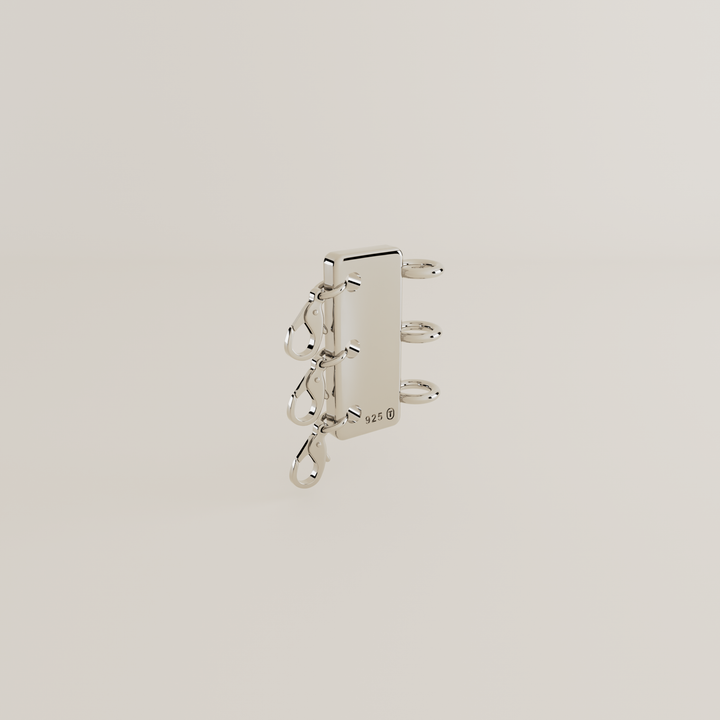 SILVER CLASP FOR NECKLACE LAYERING